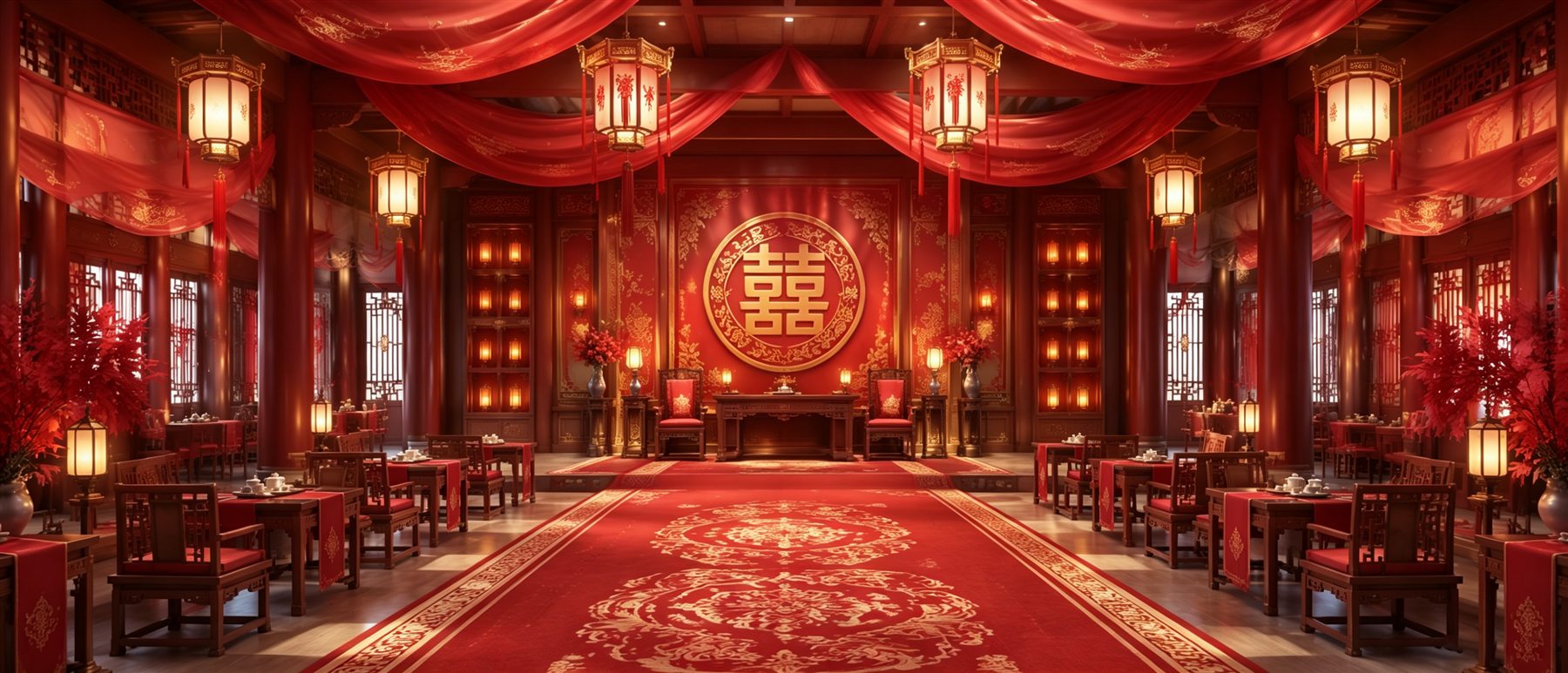 镇国公府喜堂